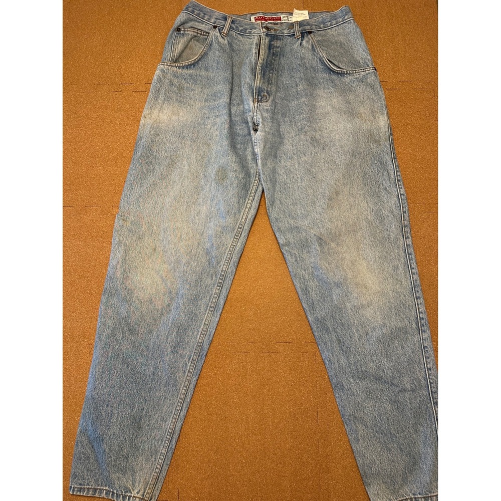 American Eagle Jeans Mens 32x34 Blue Vintage Rugged Relaxed Tapered Denim